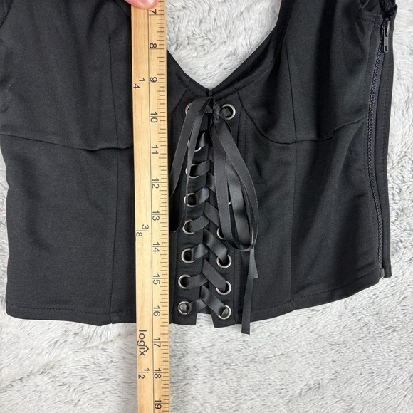 NEW Dolls Kill Widow Wicked Love Affair Corset Top Women S Goth Punk Emo Punk - Picture 4 of 9